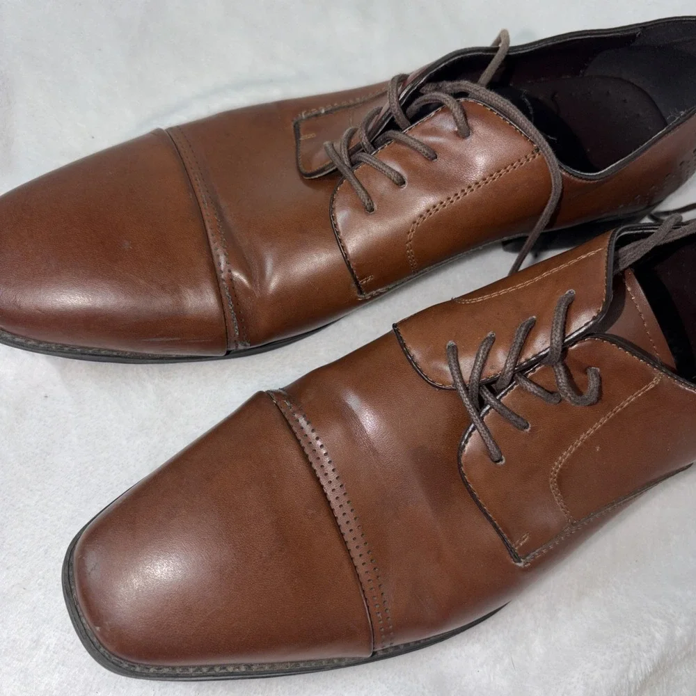 Unlisted Kenneth Cole Production Lesson Plan Men's Dress‎ Shoes COGNAC Size 11